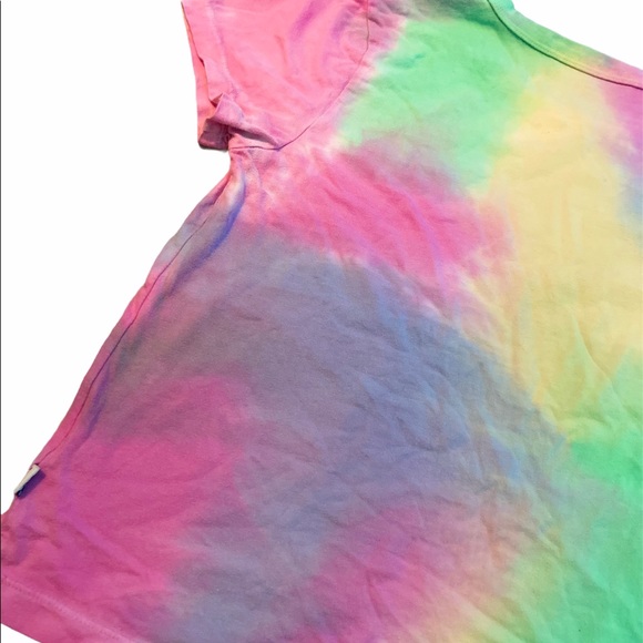 Vans Ladies Unique Tie Dye Short Sleeve Tee Shirt - Picture 8 of 10